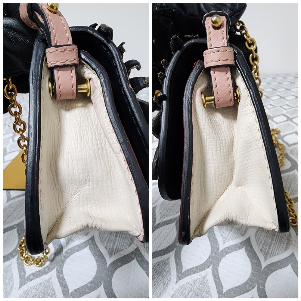 Burberry Owl Chain-Linked Crossbody Bag Multicolored - Picture 8 of 15